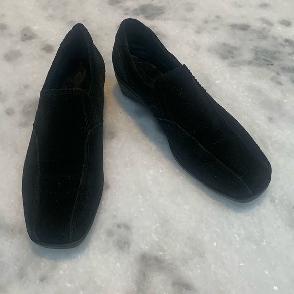 La Canadienne 💦WATERPROOF💦 Wedge Shoes Black 7.5 - Picture 2 of 10